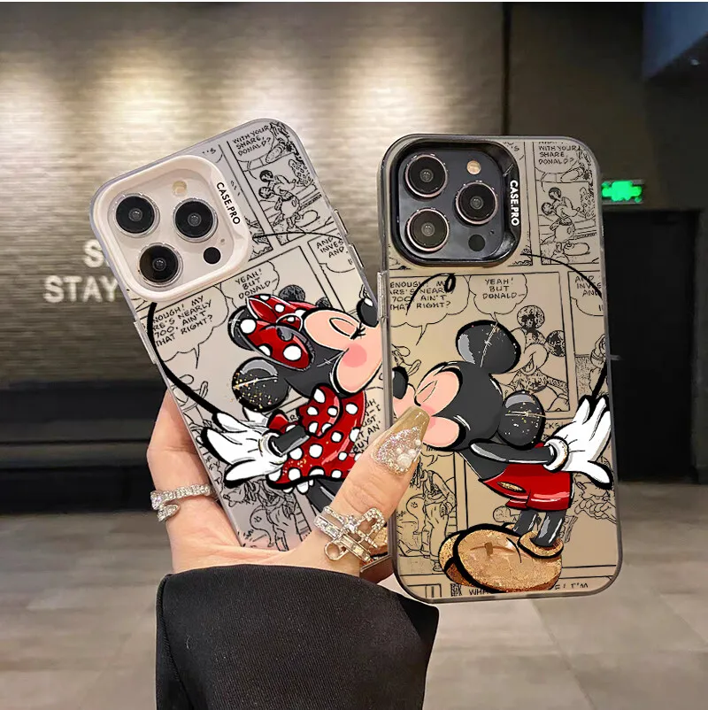 Funda para Realme C63 C55 C53 C51 C61 C25 C21Y C25Y C35 C33 C11 2021 Realme 8 10 11 12 13 14 Pro Plus 5G, bonita pareja de Disney