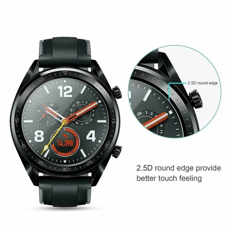 Películas para Huawei Watch GT 2 Pro, protectores de pantalla de vidrio templado, antiarañazos, a prueba de explosiones, 1-6 uds. - imagen 4