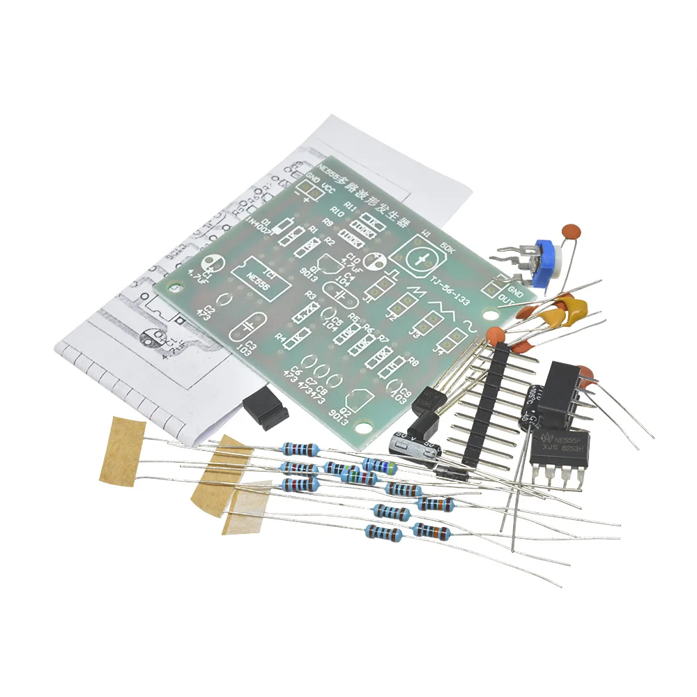 Módulo generador de pulso DC5-12V NE555, generador de onda sinusoidal/triangular/cuadrada, generador de señal de forma de onda multicanal, Kit DIY - imagen 4