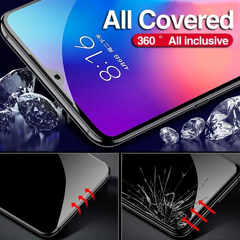 Protector de pantalla HD de 5 uds para Xiaomi Redmi Note 9 10 11 12 13 Pro 10S 11S vidrio templado para POCO X3 Pro X4 X5 X6 F3 F4 F5 - imagen 5