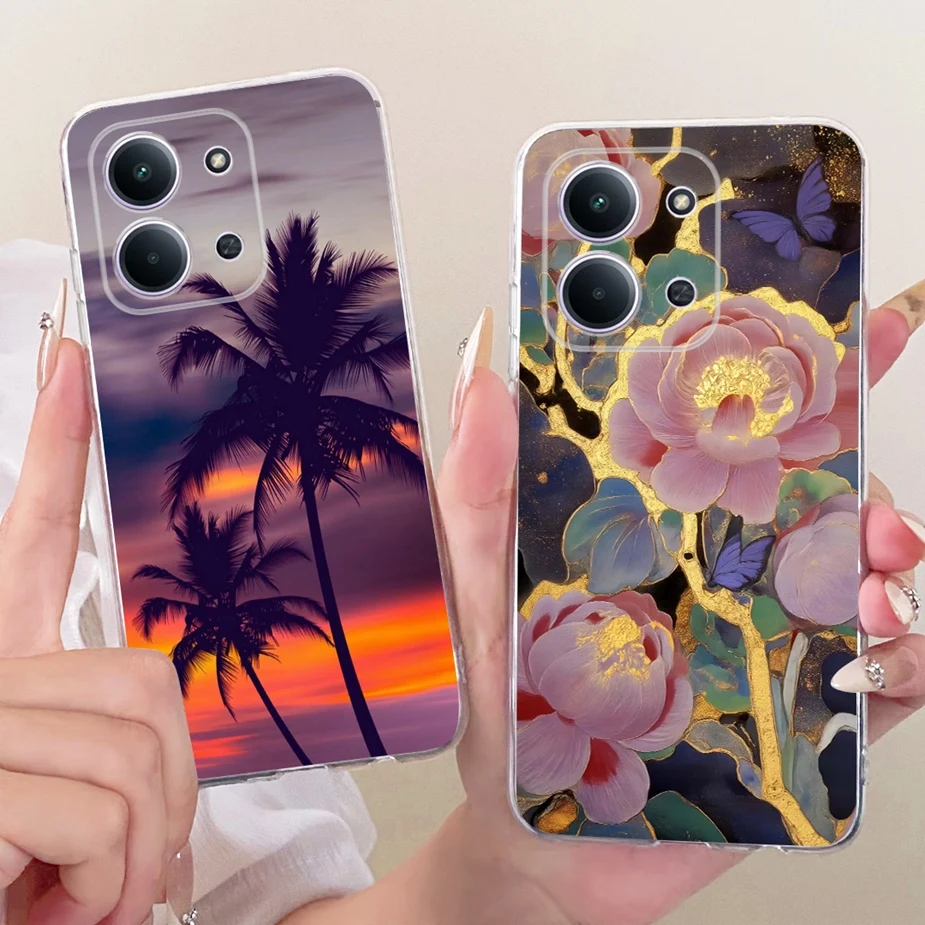 Para Xiaomi Redmi 15C 4G 5G funda bonita pintada de moda funda de silicona suave para Xiaomi Poco C85 C 85 Redmi15C 4G Shell - imagen 2