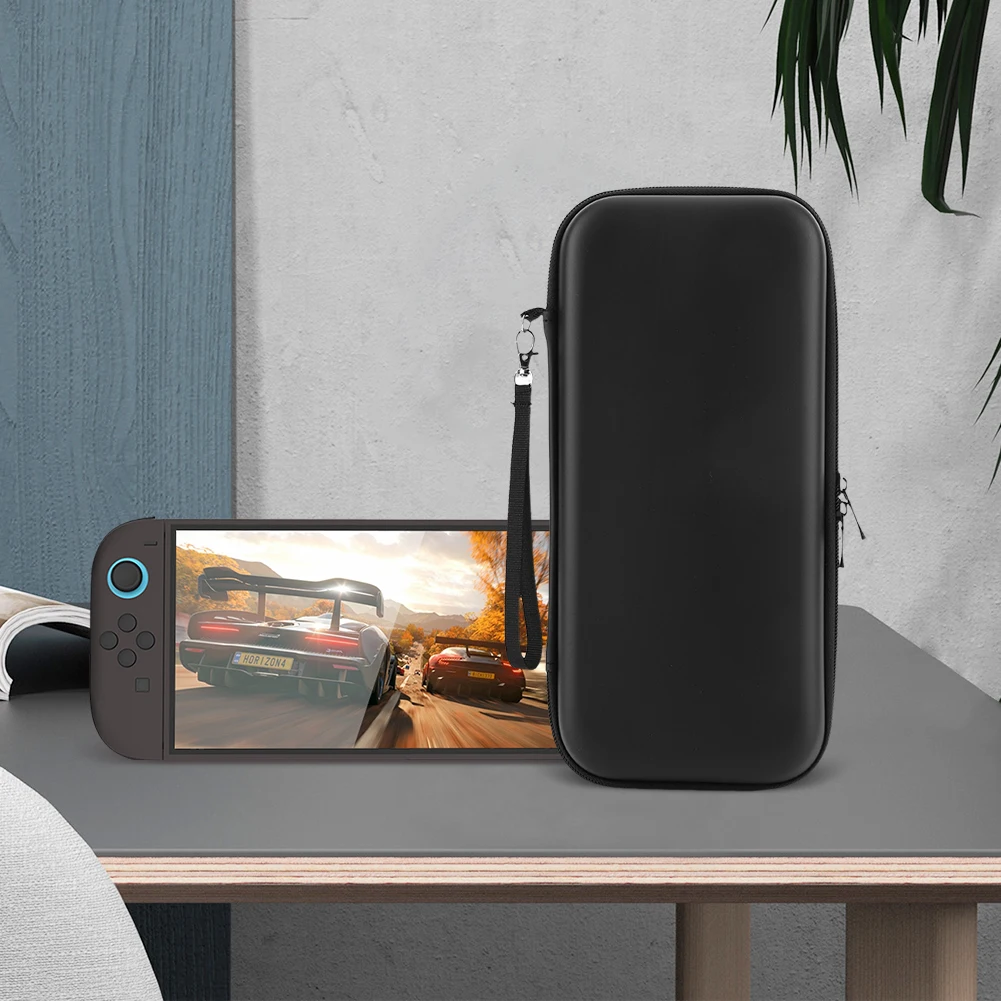 Estuche de transporte de PU para Switch 2, bolsa de almacenamiento portátil, estuche Conslole de juegos a prueba de golpes para Nintendo, consola y accesorios Switch 2 - imagen 3