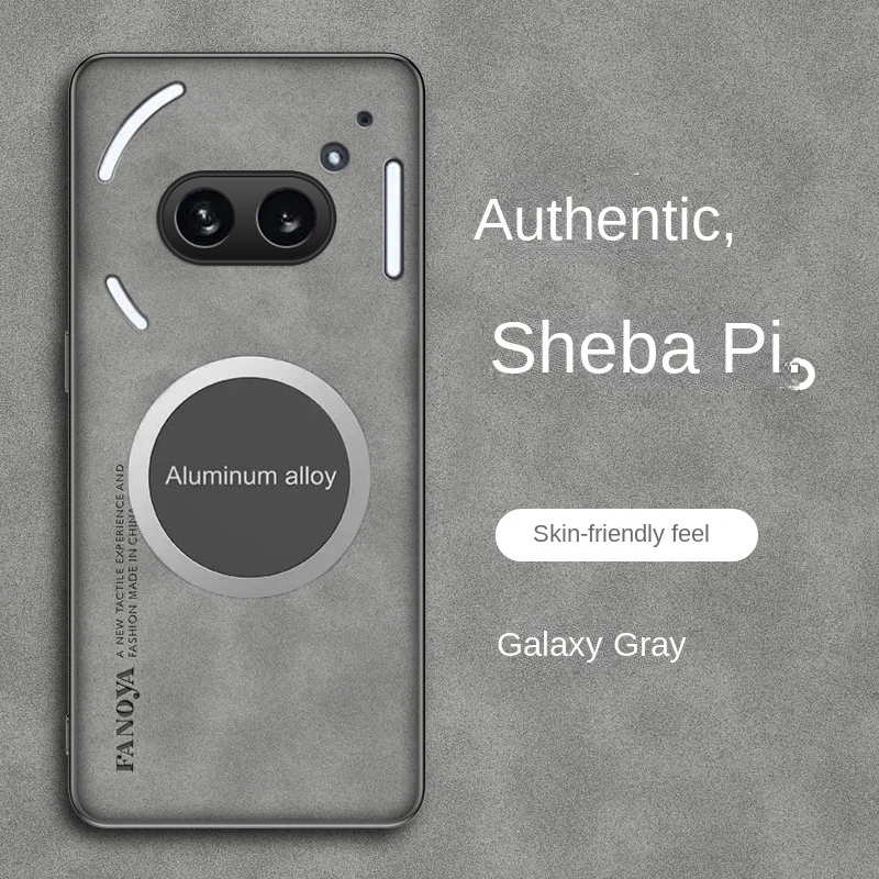 For Nothing Phone 2A funda suave de piel sintética funda protectora trasera magnética para Nothing Phone 2 A Phone2 A funda completa para teléfono