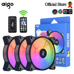 Aigo AR12 Ventilador PC 120 mm ARGB para Refrigeración