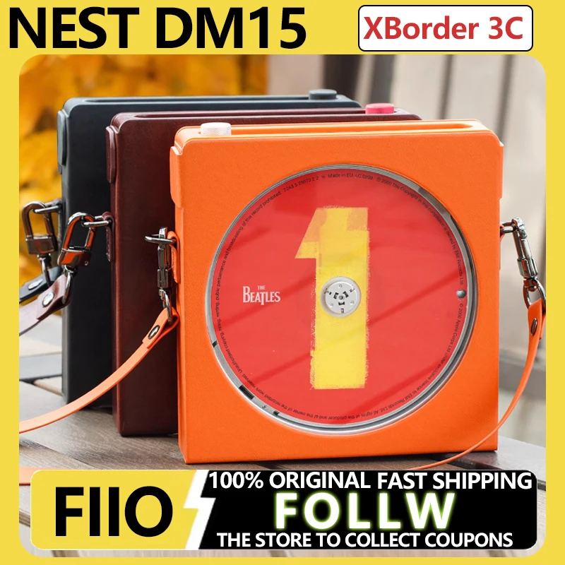 Funda protectora Fiio Nest Dm15, funda de cuero Pu portátil para reproductor de Cd, Material Tpu, delicada, agradable para la piel, Flexible, resistente al desgaste Dm15