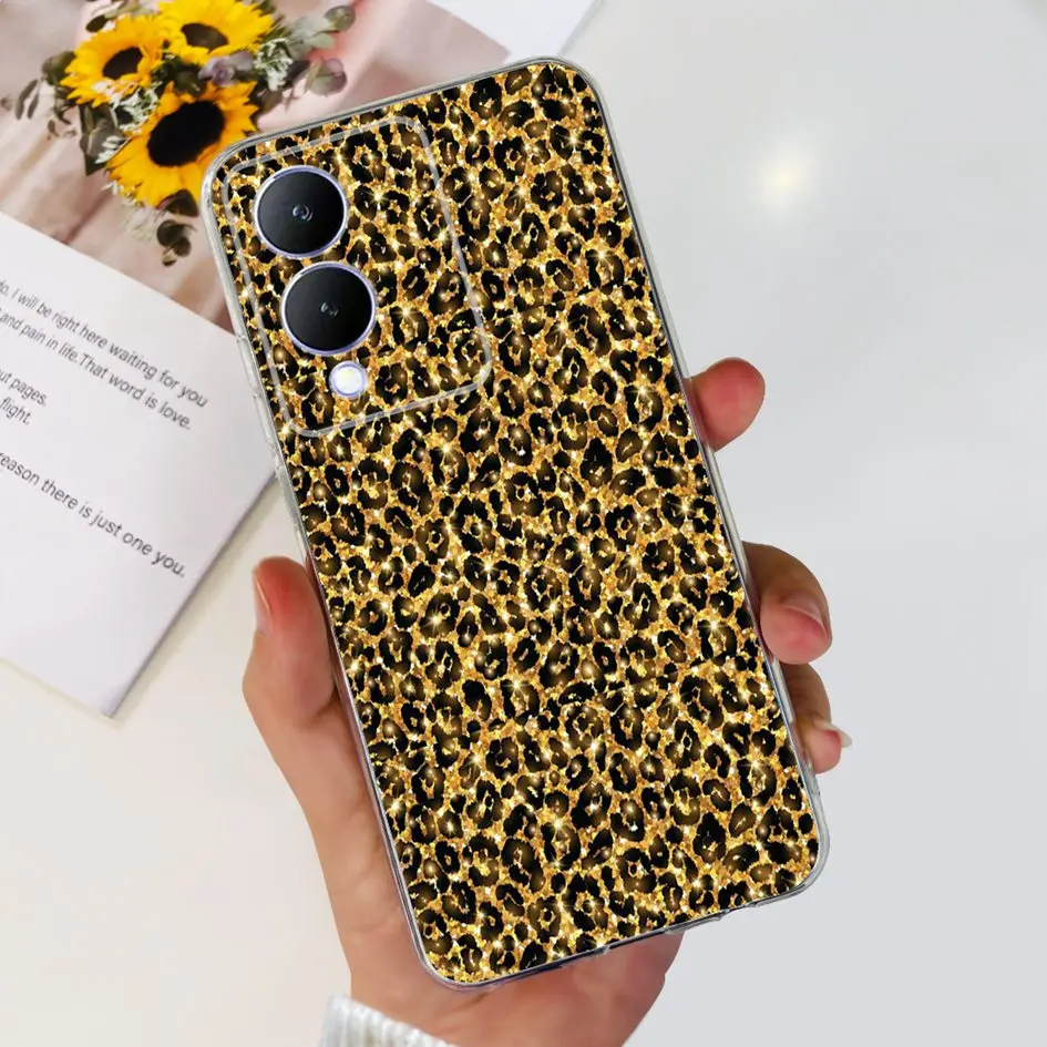 Funda trasera de silicona transparente para Vivo Y17s 2023, Protector de gato encantador, parachoques suave para Vivo Y17s 4G Y 17s VivoY17s - imagen 4