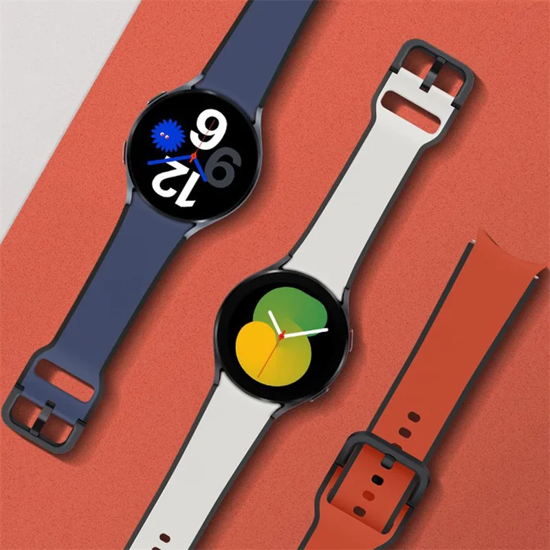 Correa oficial 1:1 para Samsung Watch 7/6/5/4 44mm 40mm Watch 5 Pro 45mm pulsera deportiva 20mm Band Galaxy Watch 6 Classic 43-47mm - imagen 2