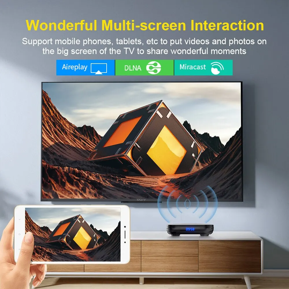 Transpeed TV Box H618 Android 12 8K/4K Dual WiFi Bluetooth - imagen 3