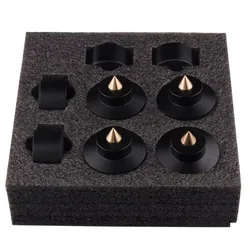 Puntas antivibración de aluminio para altavoces