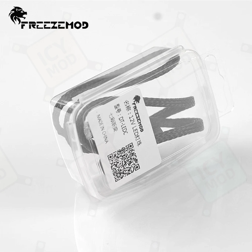 FREEZEMOD 12V LED enchufe montaje depósito iluminación tanque de agua sellado bloqueo extremo Molex refrigeración por agua conexión para paisajismo DT-LEDC - imagen 4