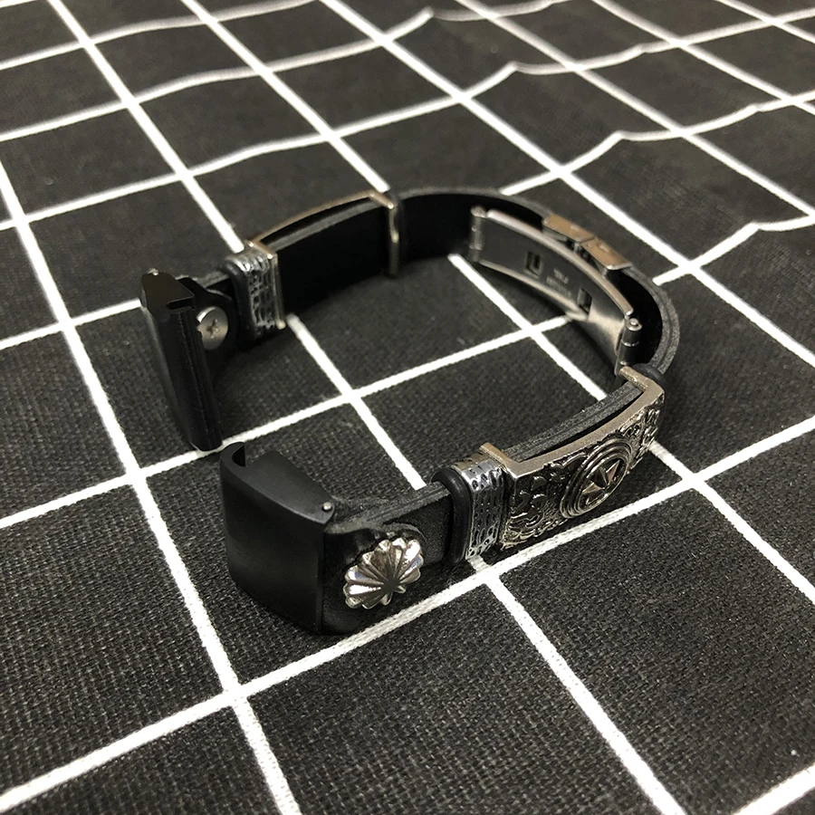 Correa de cuero para reloj inteligente Garmin Fenix 7X 7 6X 6 Pro 5X, pulsera Easyfit para Garmin Fenix 5S 6S 7S, 26 22 20mm - imagen 3