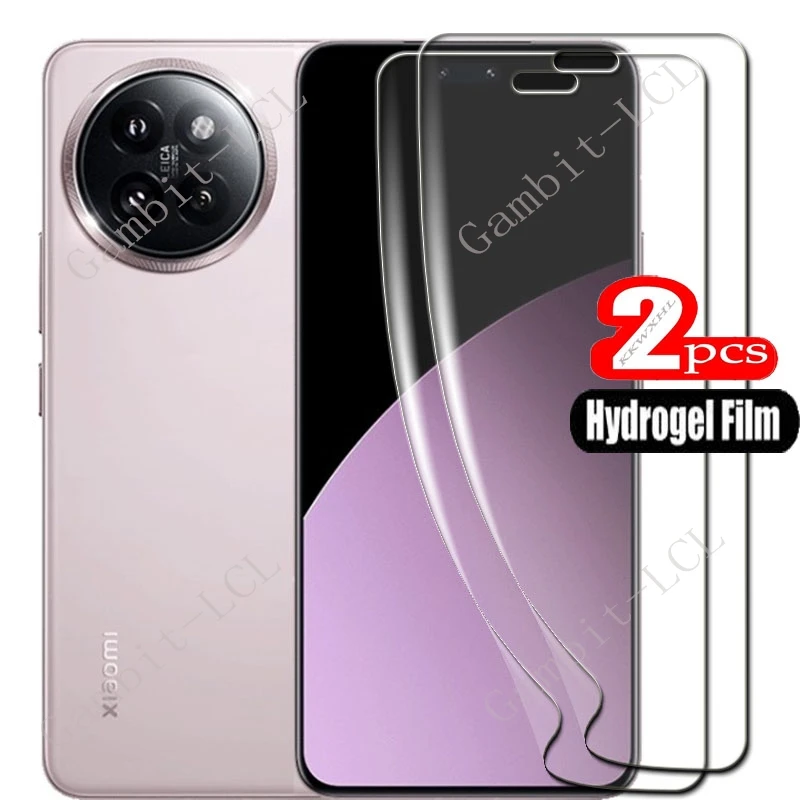 2 uds para Xiaomi Civi 4 Pro 6,55 "XiaomiCivi4Pro Civi4Pro Civi4 4Pro HD película protectora de hidrogel completa cubierta protectora de pantalla