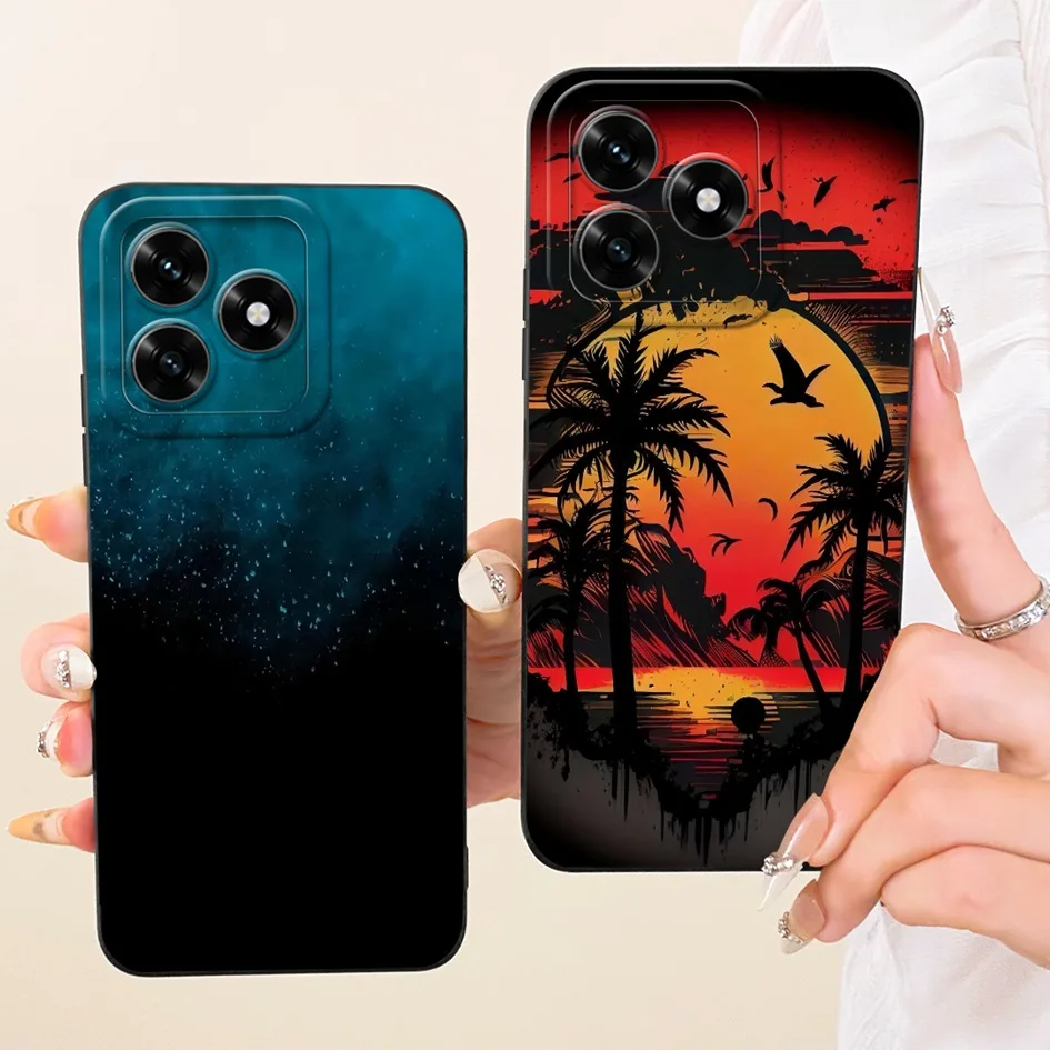 Para Honor X5c Plus 2025 funda creativa conejo gato dibujos animados suave silicona líquida anticaída contraportada para Honor X5c 4G X5cPlus Capa - imagen 5