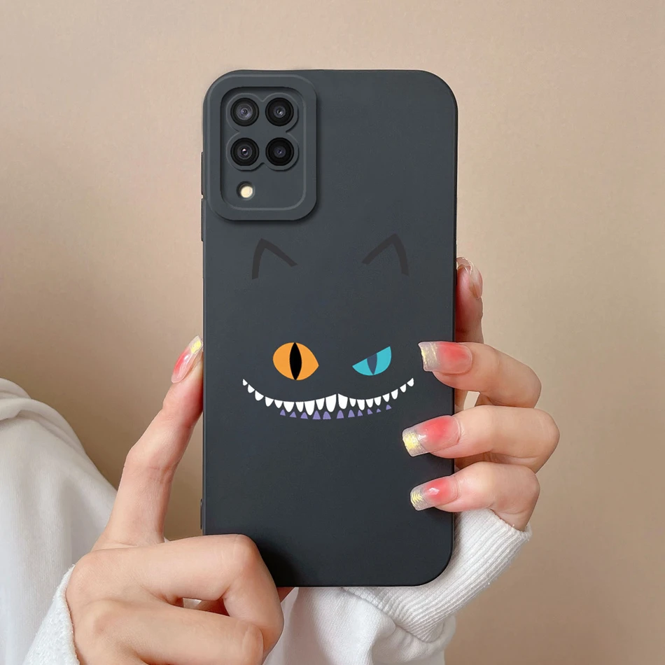 Para Samsung A12 M12 F12 Funda creativa de silicona líquida suave protección de cámara Funda trasera de teléfono para Galaxy A12 A M F 12 Funda Capa - imagen 3