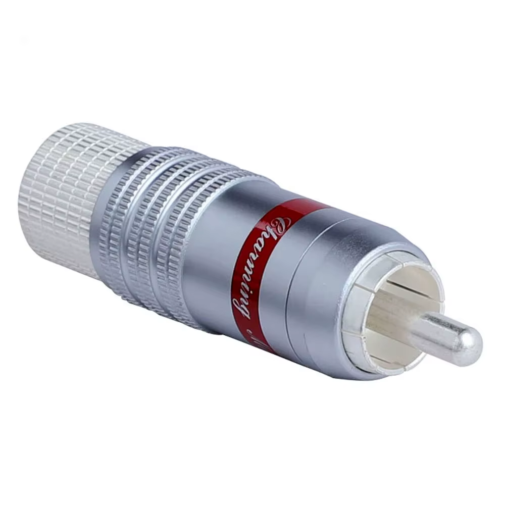 Conectores RCA Plata Alta Fidelidad Audio Ailfielder - imagen 4