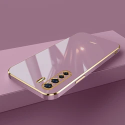OPPO A91 y Reno3 Funda Silicona Protección Cuadrada Antigolpes