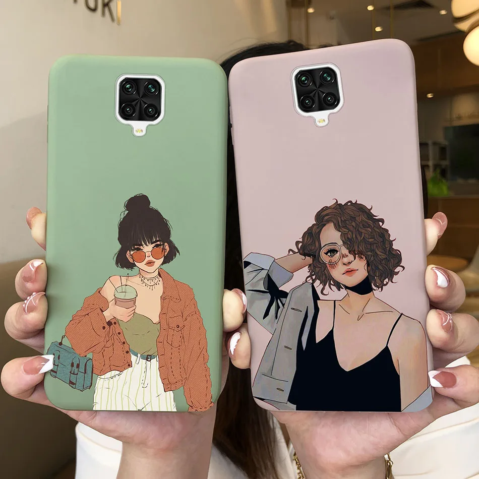 Funda trasera de silicona para Xiaomi Redmi Note 9 Pro Max, carcasa suave con patrón de dibujos animados, parachoques - imagen 2