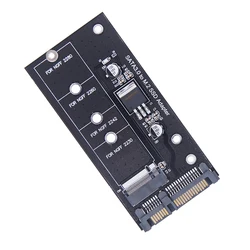 Conversor M.2 a SATA 6Gbps – Soporte SSD 2230 2242 2260 2280