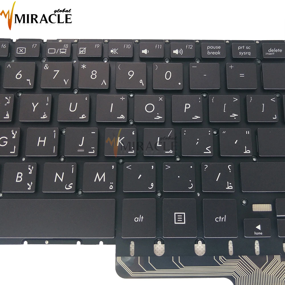 Teclado retroiluminado AR árabe tailandés para Asus ZenBook UX330 UX330C UX330CA UX330CAK teclado tailandés 0KNB0-2601US00 2601TA00 nuevo - imagen 3