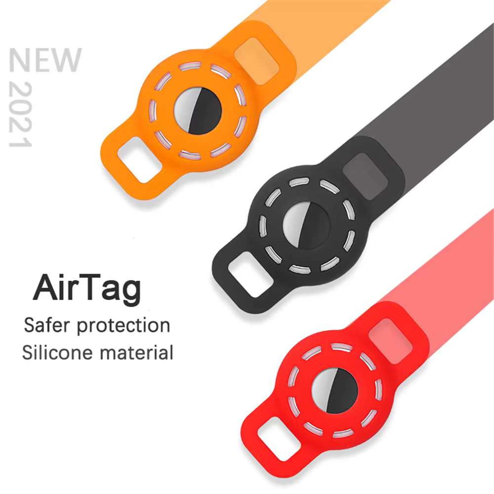 Funda protectora de silicona para mascotas, localizador GPS para perros y gatos, dispositivo antipérdida para Apple Airtags - imagen 2