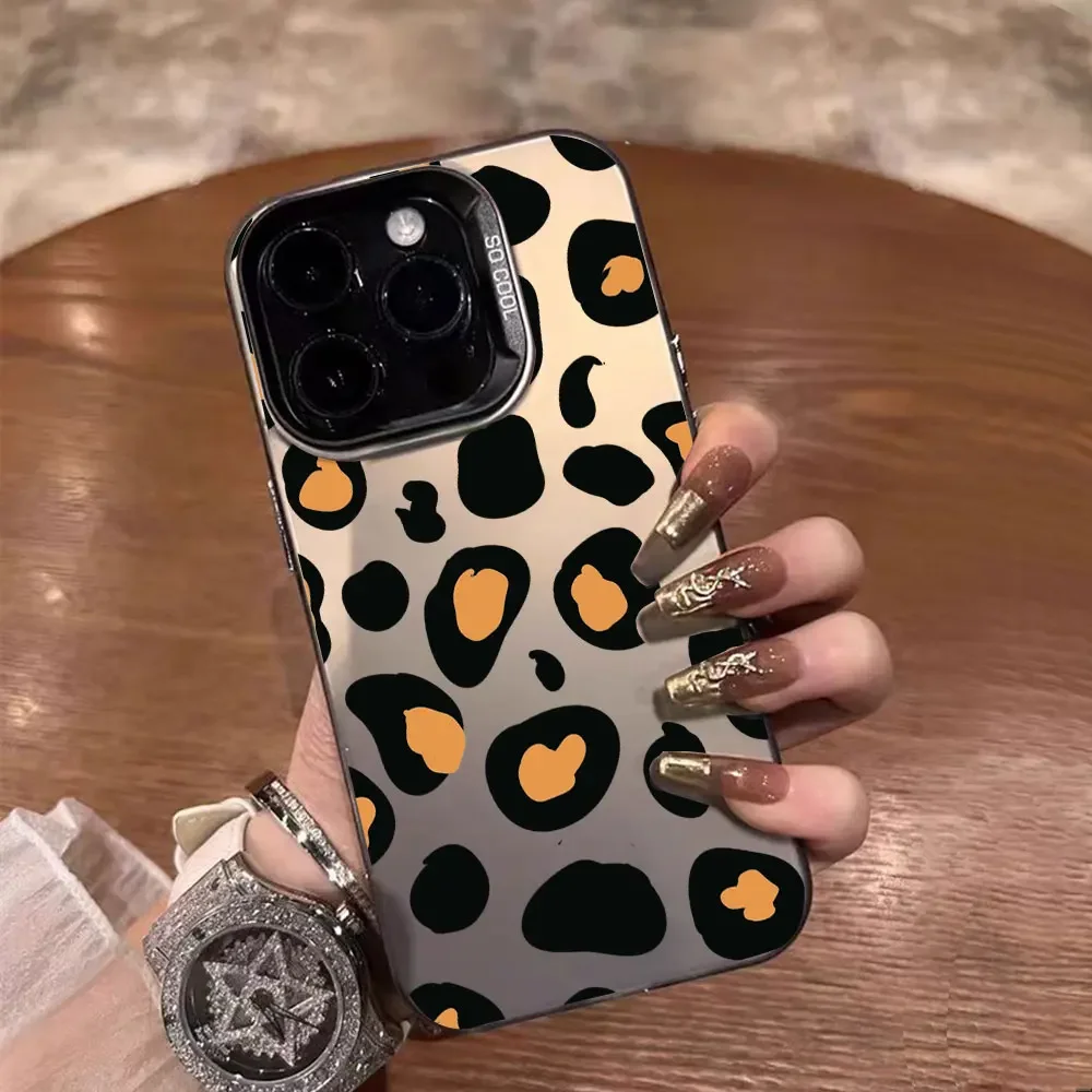 Funda de lujo de leopardo para Samsung Galaxy A55, A15, A54, A35, A25, A34, A14, A53, A33, A23, 5G, A24, A14, A23, Jump3, Fundas a prueba de golpes - imagen 5