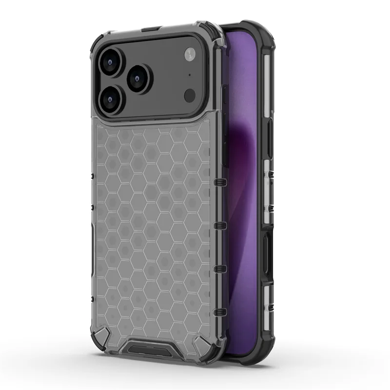 Para iPhone 17 Pro Max Funda iPhone 17 Pro Max Funda estilo panal Protector de parachoques Fundas protectoras para teléfono para iPhone 17 Air Funda - imagen 2
