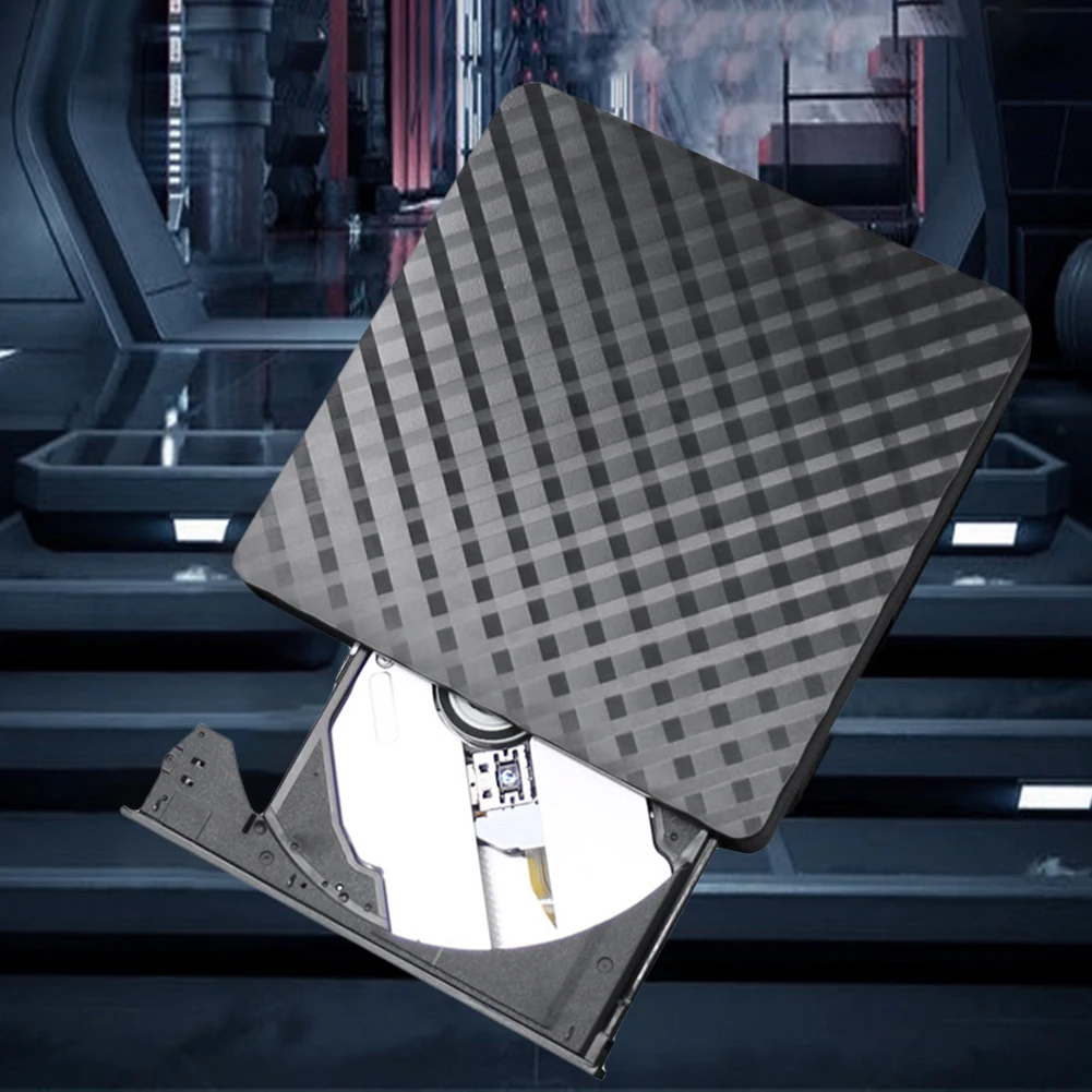 Unidad de disco óptico portátil para tableta Mac, grabador de CD de transferencia de alta velocidad, grabador de DVD RW externo USB 3,0 - imagen 5