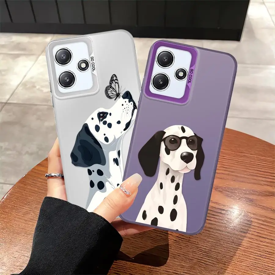 Funda trasera de teléfono para Xiaomi Redmi 12C A1 A2 Plus K60 9C 9T 10C 13C A5 14C lindo dálmata