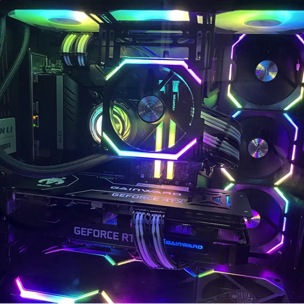 Kit de cable de extensión PCI-E ATX de 18AWG, cable de alimentación de extensión PSU con funda hembra a macho de 24 pines/EPS 4 + 4 pines/PCI-E de 8 pines - imagen 3