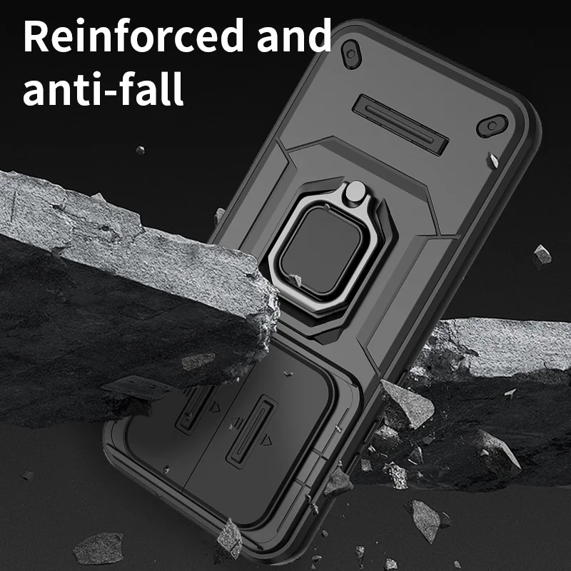 Para Redmi Note 15 Pro 5G funda deslizante para ventanas Redmi Note 15 Pro Fundas Coque soporte de anillo de batalla funda de teléfono Redmi Note 15 Pro - imagen 4
