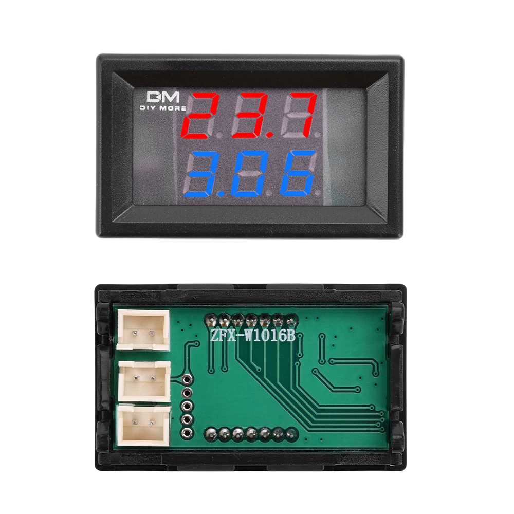 DC 4V a 28V 0,28 pulgadas Mini LED pantalla Dual Sensor de temperatura Digital NTC probador de temperatura de sonda de Metal impermeable