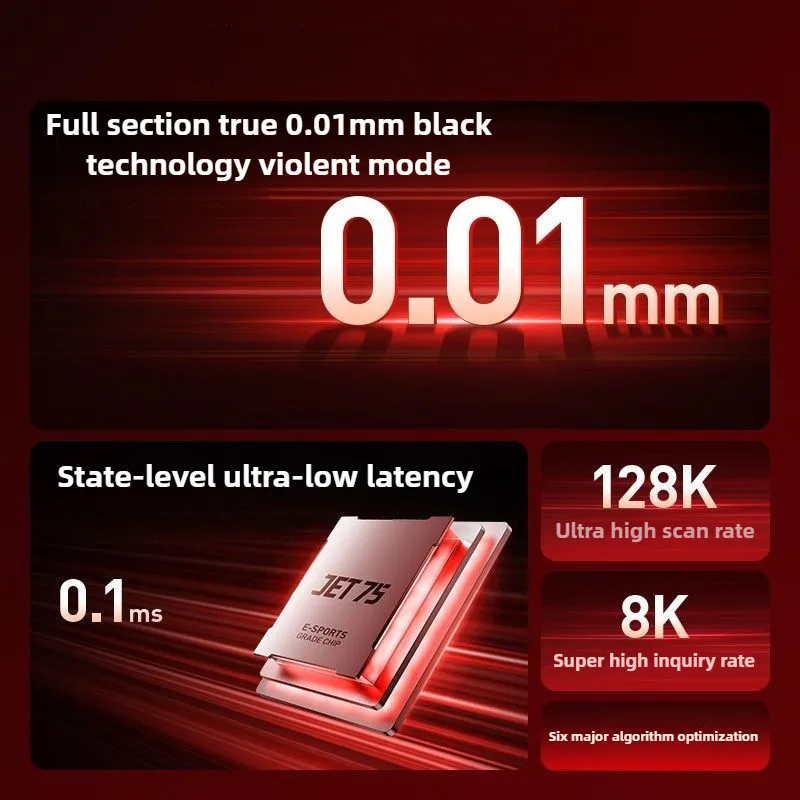 MCHOSE Jet 75 interruptor magnético teclado mecánico e-sports 75 disparador rápido 75% con cable de baja latencia para juegos - imagen 2