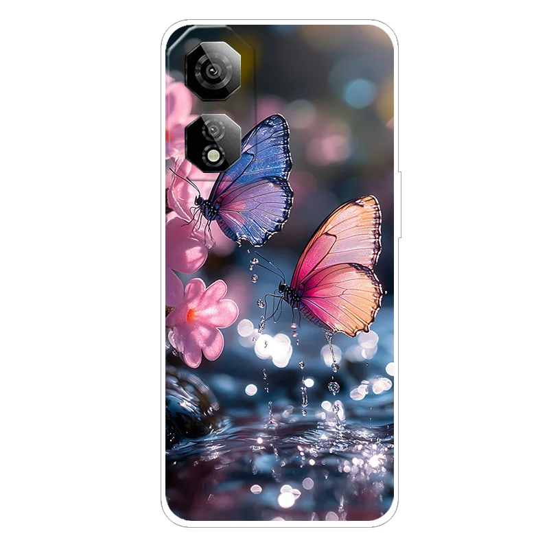 Para Nubia Neo 2 5G Funda de mármol mariposa carcasa de teléfono transparente para ZTE Nubia Neo2 5G 6,72 "funda trasera suave a prueba de golpes Funda - imagen 4