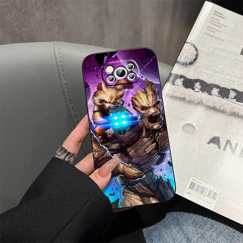 Marvel Avengers Heroes Passion For Xiaomi Mi Poco F5 F4 F3 X6 X5 X4 X3 M6 M5S M4 M3 C65 Pro GT NFC 5G, Black Back Phone Case - imagen 3
