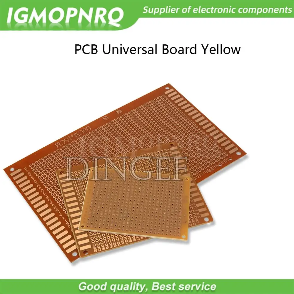 5*7 PCB 5x7 PCB 5cm 7cm DIY prototipo de papel PCB placa Universal amarillo 7x9 9x15 7*9 9*15 cm