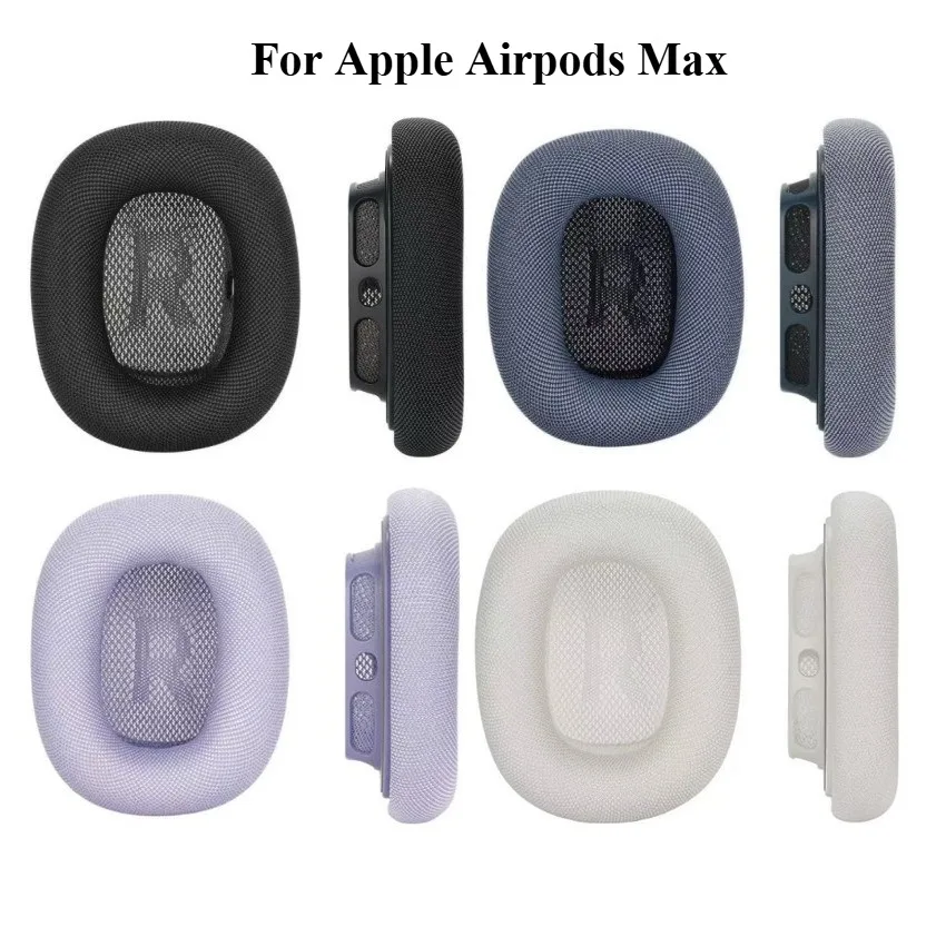 Almohadillas de repuesto para auriculares Apple Airpods Max Gen 2 2024, versión de tela de malla, orejeras para auriculares