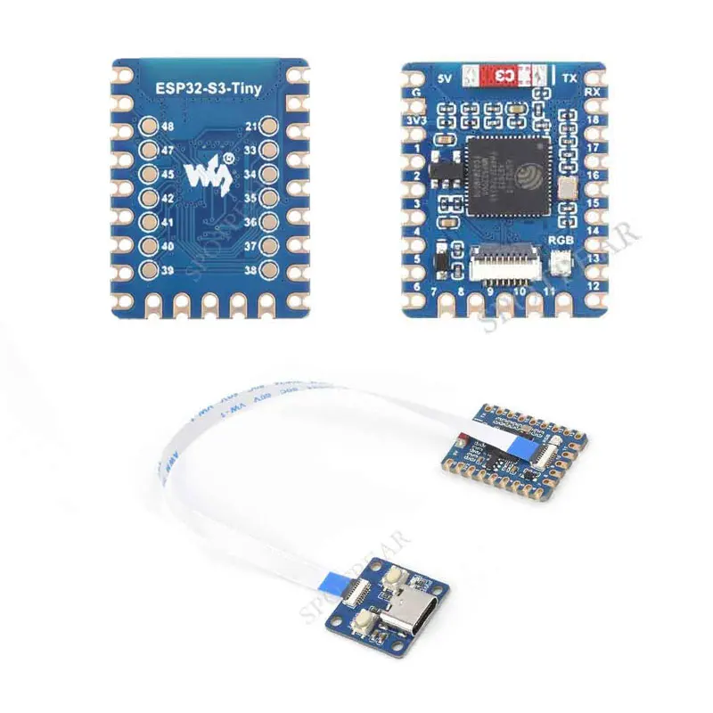 ESP32 S3 Tiny Mini ESP32-S3FH4R2 USB WIFI Bluetooth Placa de sello diseño desmontable procesador de doble núcleo