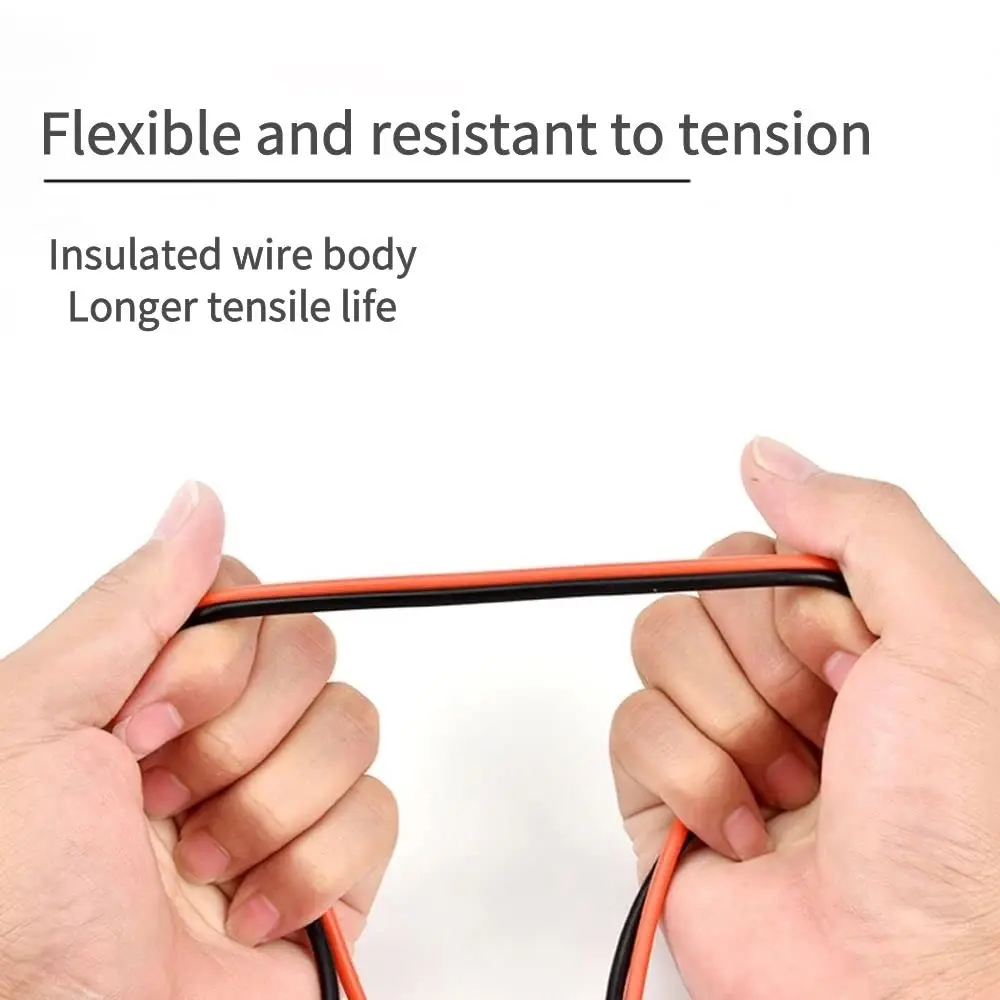 Kit de cables de prueba para multímetro, 20A, 1000V, con pinzas de cocodrilo y cable de prueba de émbolo, ganchos de Material de silicona, sondas de prueba - imagen 3