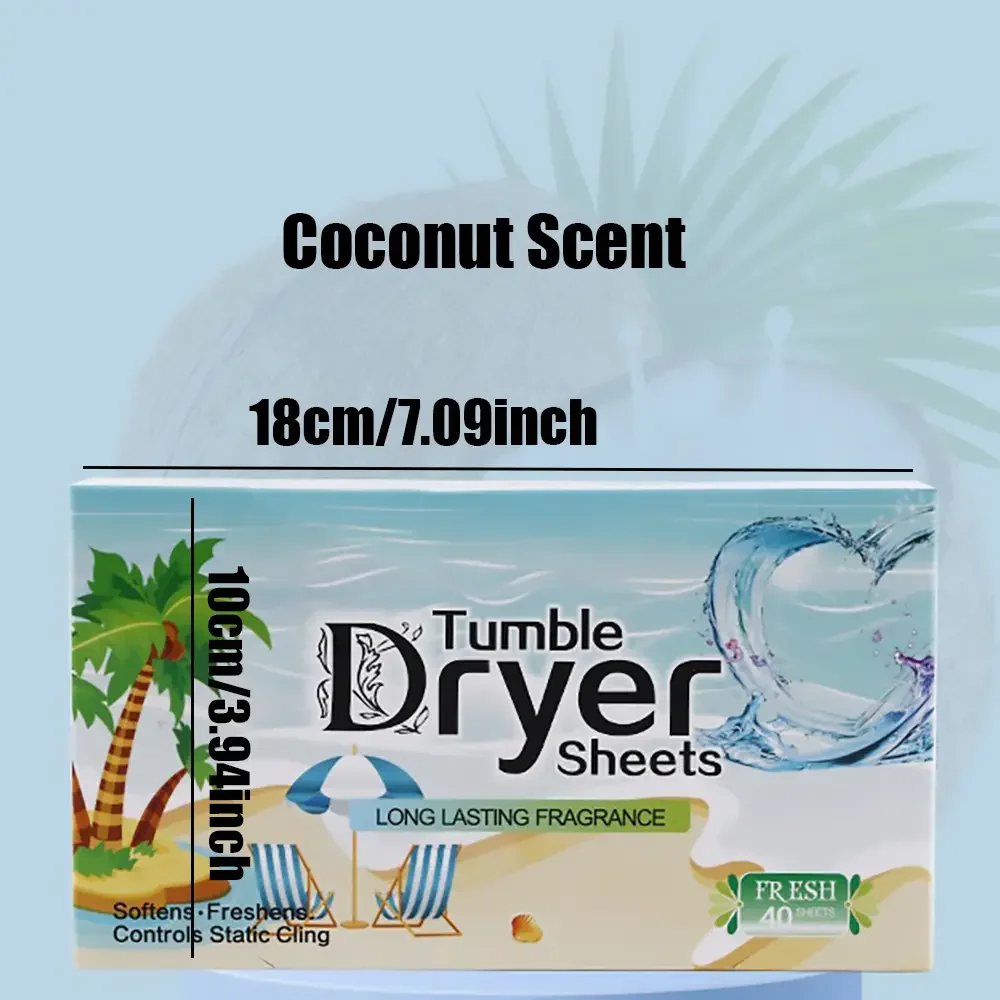 (40 uds) solo secadora, tabletas para alisar ropa, socio de lavandería, además de secado, eliminación de olores, tabletas aromáticas, aroma de ropa - imagen 5