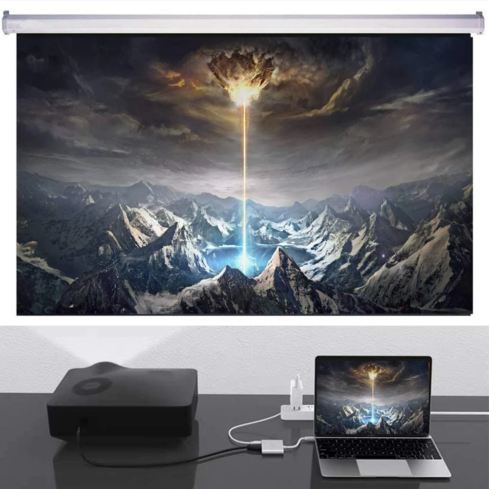 Adaptador USB C a HDMI, convertidor de puerto de entrega de energía 3 en 1 multipuerto USB tipo C a 4K HDMI, USB3.0 y USB C Compatible - imagen 2