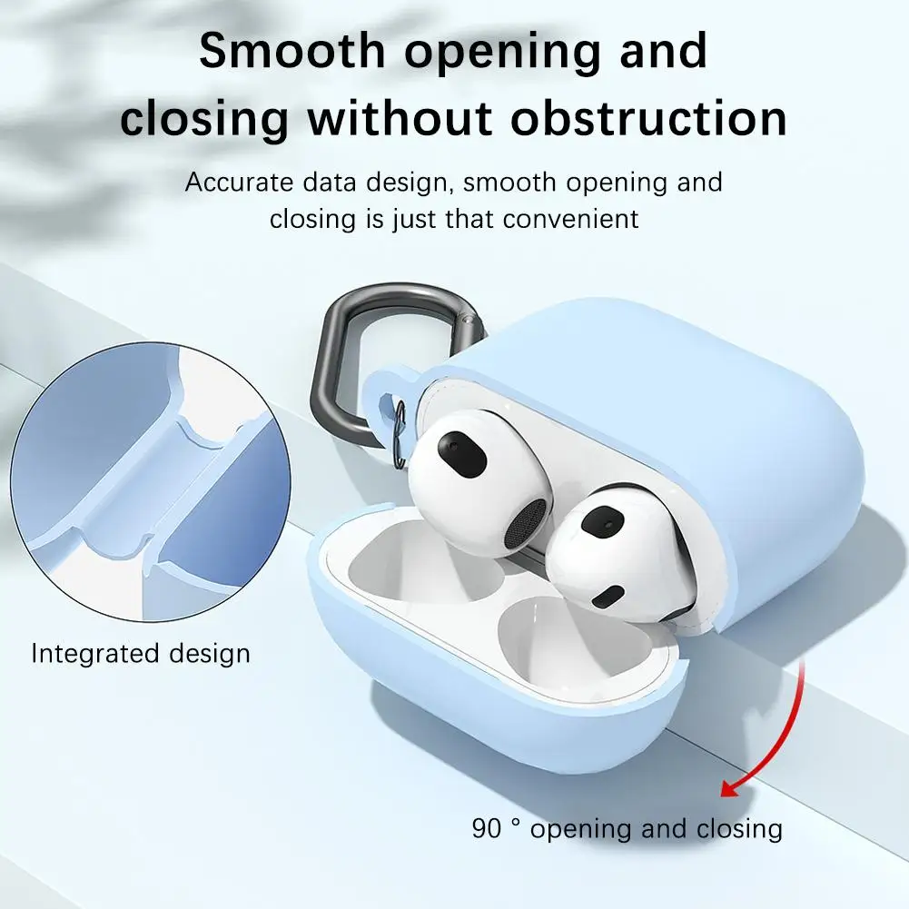 Funda protectora de silicona líquida para airpods 4, funda para auriculares inalámbricos con Bluetooth, novedad - imagen 4
