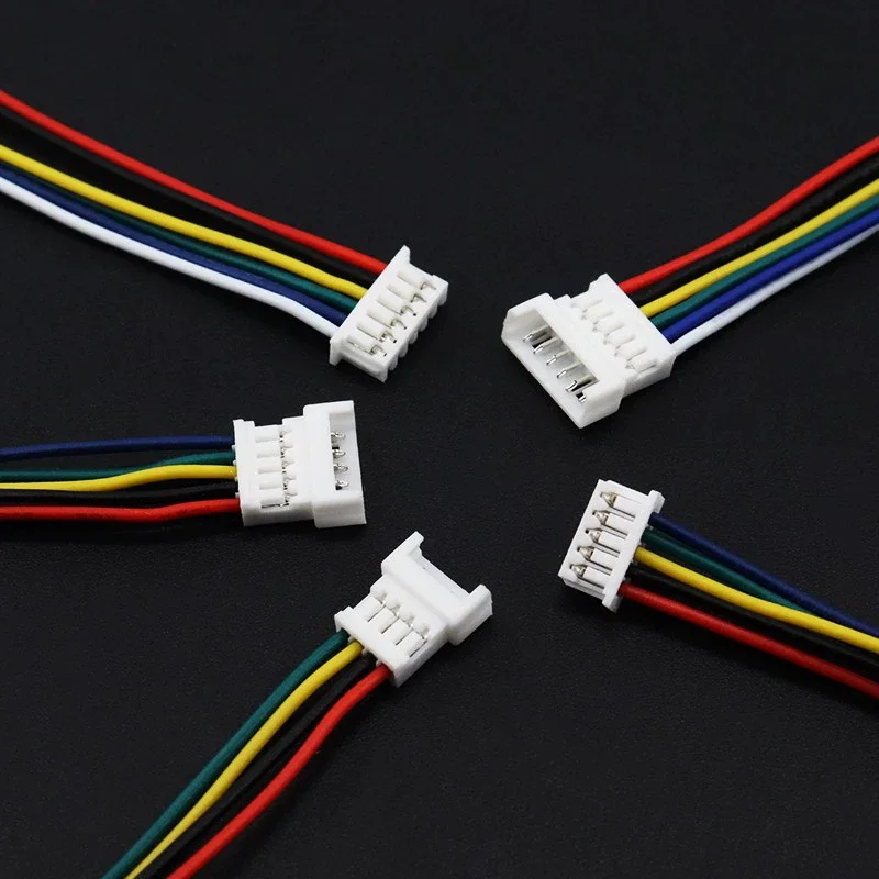 Conector de Cable macho y hembra JST 1,25, 10 piezas, paso de 1,25mm, 2P, 3P, 4P, 5P, 6 pines, ZH, 15CM, 150MM de longitud - imagen 3
