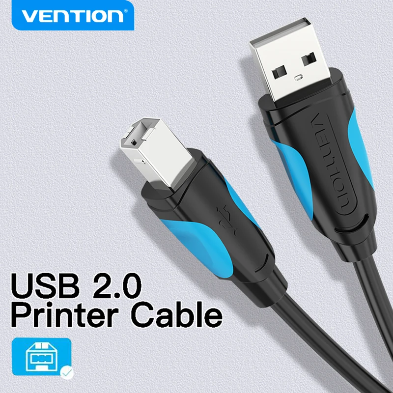 Vention-Cable USB 2,0 para impresora ZJiang HP, Canon, Epson
