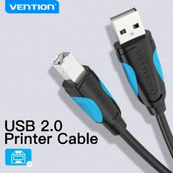 Vention Cable USB 2.0 para Impresora HP, Canon y Epson