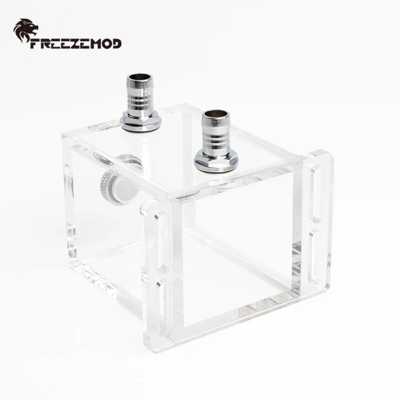 FREEZEMOD tanque de agua de depósito pequeño acrílico totalmente transparente con posición de fijación de extensión refrigeración por agua de PC, GQSX-T3 - imagen 3