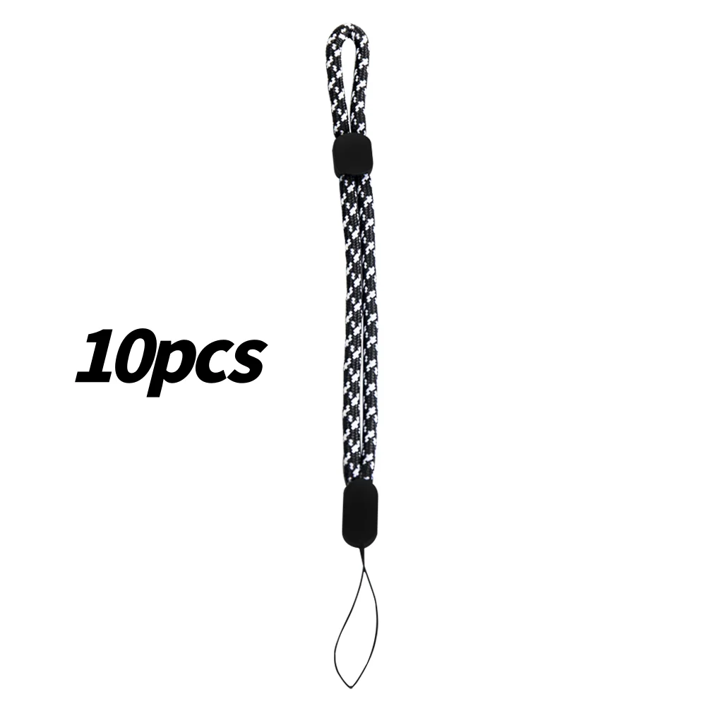 Correa de muñeca ajustable, cordón de mano para iPhone, Samsung, accesorios para teléfono, microcámara, GoPro, USB, unidades Flash, llaves, tarjeta de identificación, 10 Uds.