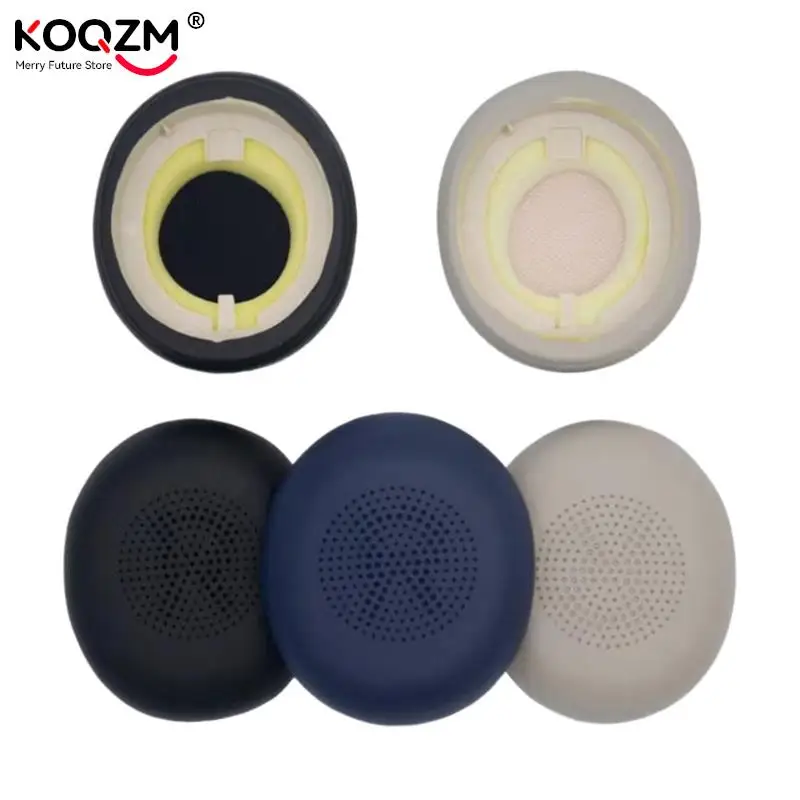 Almohadillas de repuesto de cuero para auriculares Jabra Evolve2 65 UC Elite 45h, piezas de repuesto para auriculares