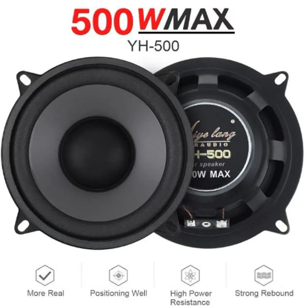 Sistema de audio para coche con altavoces 6,5/5/4 y 600/500/400W - imagen 2