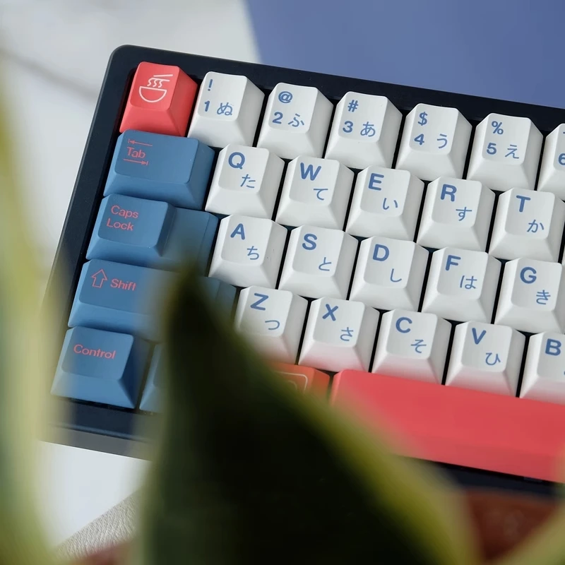 Juego de 144 teclas GMK Bento, teclas PBT de 5 lados, subcama de tinte, perfil de cereza, teclas japonesas para GH60 GK64 Anne Keychron 96 980 - imagen 4