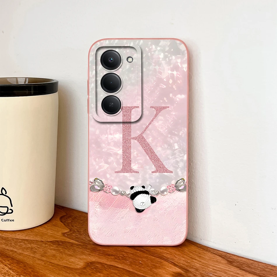 Para Redmi 15 4G 5G Funda de teléfono lindo Panda letras suave silicona líquida Funda de alta calidad para Redmi15 Funda trasera de protección completa - imagen 5